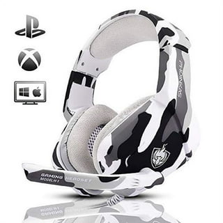  PHOINIKAS Gaming Headset for PS5, PS4, PC, Xbox one Headset  with 7.1 Sound, Bluetooth Wireless Over Ear Headphones for  Phone/Tablet/Laptop, with Noise Cancelling Detachable Mic, LED Light, Up to  40h 