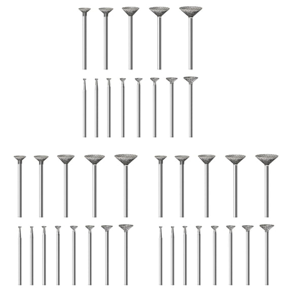 Stone Carving Set  Burr Bits Compatible with for , 39PCS Polishing Kits Rotary Tools Accessories