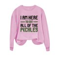 thumbnail image 4 of Enjoytime Women's Sweatshirt Letter Print Long Sleeve Crewneck Blouse Fall Winter Fashion Pullover Tops, 4 of 4