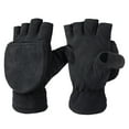 thumbnail image 1 of Advancent Medios guantes cálidos de invierno con forro polar Convertible sin dedos para hombre, mujer, niño, manopla para ciclismo, toma de Suministros térmicos SG, 1 of 6