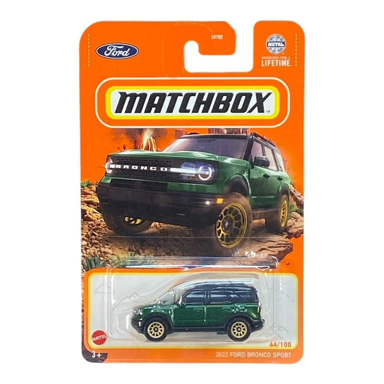 定番人気！ Sport Bronco Ford 2022 Matchbox Diecast (Green Car ミニカー