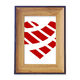 thumbnail image 1 of Rojo el día de San Valentín en forma de corazon Marco de imagen marco de escritorio, 1 of 4