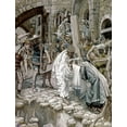 thumbnail image 2 of Tissot, James Jacques 19x24 Gold Ornate Wood Framed with Double Matting Museum Art Print Titled - A Holy Woman Wipes the Face of Jesus, 2 of 4