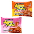 thumbnail image 2 of Maruchan Ramen Spicy Chicken and Spicy Creamy Chicken Noodles, Saucy Noods Combo Pack - Stir Fry Style, Bold Korean-Inspire. 3.3 oz, 10 Pack., 2 of 6