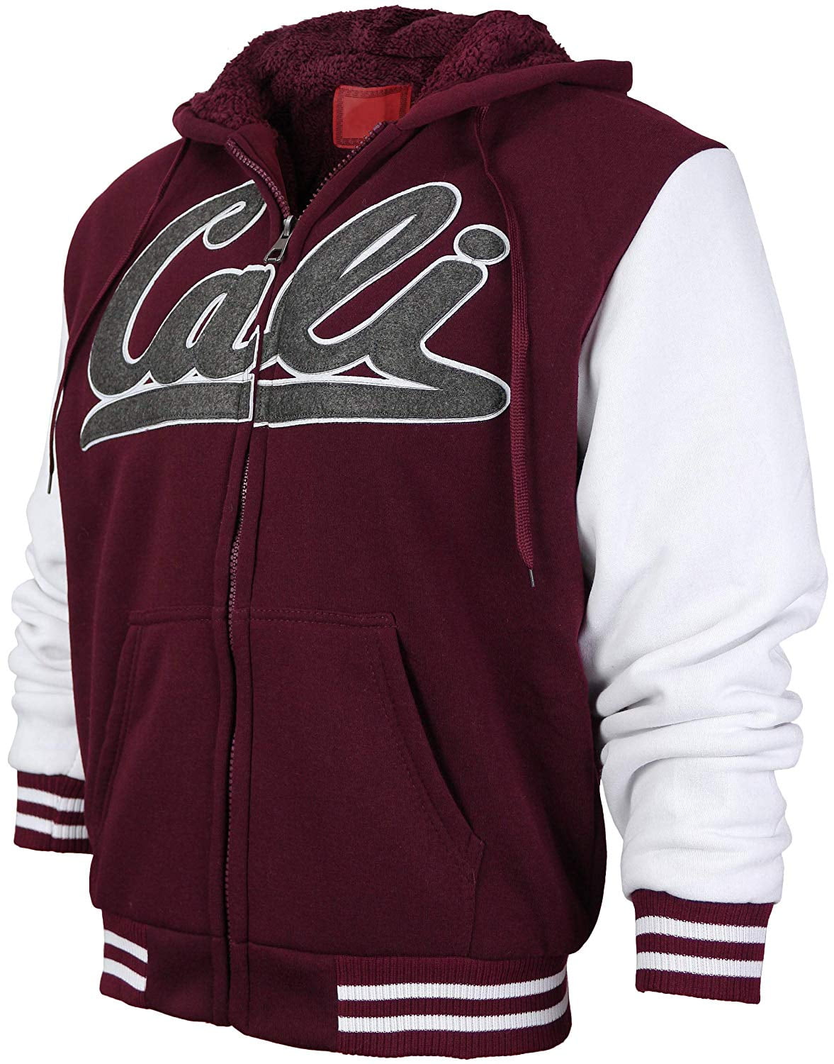 white athletic zip up