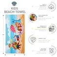 thumbnail image 3 of Paw Patrol Kids Cotton Beach Towel, 28" X 58", Nickelodeon, 3 of 8