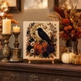 thumbnail image 7 of STIJGGN Halloween Diamond Art Kits for Adults, Crow Pumpkin Crescent Moon Floral Design, 3D DIY Diamond Art Painting, Window Pendants Home Garden Wall Hanging Kits, 7 of 7