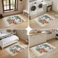 thumbnail image 5 of Entryway Rug 2'x3', Tropical Plants Pumpkins Kitchen Runner Rugs Non-Slip Carpet Mats, Summer Fall Farmhouse Palm Leaves Bedside Rugs Runners Washable Floor Carpet for Bathroom Laundry Room, 5 of 8
