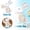 A50 White1 4.7x6.5x0.6" a, variant on Easter Wooden Bunny Table Decorations, Spring Easter Standing Sign Ornaments With Egg/Carrot/Flower Pattern, Festive Desktop Shelf Sitter Home Decor