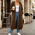 thumbnail image 2 of Long Hoodies for Women Full Zip Up Oversized Tunic Travel Sweatshirts Plus Size Long Sleeve Fleece Hoodie Jacket with Pockets, 2 of 8