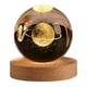 thumbnail image 1 of Starry Sky Crystal Night Light con Base de Madera Brillante Esfera de Cristal Decorativa 3D Tallado Interior para Decoración de Dormitorio Sala de Estar, 1 of 8