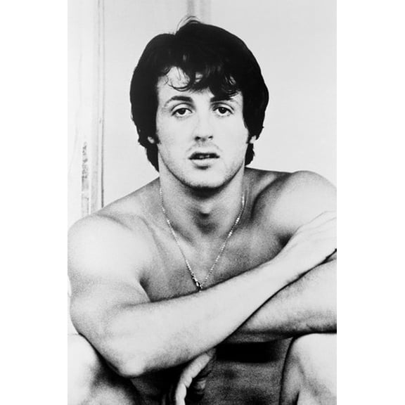 Sylvester Stallone as Rocky bare chested pose 24x36 Poster