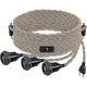 thumbnail image 1 of Vintage Hemp Rope Pendant Light with 9m Textile Cord & E27 Plug Switch for Dining Table, Cafe Hanging Lamp, 1 of 3