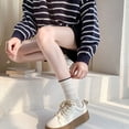 thumbnail image 4 of Multicolor heart diamond shaped tube socks, 4 of 5