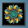 thumbnail image 1 of Cuadros Decorativos 5D bricolaje taladro redondo completo diamante pintura girasol kit hogar decoración artesanía (3) Wdftyju embutido en tela, 1 of 1