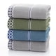 thumbnail image 4 of Nvzi 1 toalla de mano de algodón puro para baño, toalla de mano suave y supersuave de algodón, muy absorbente, para ducha, piscina, spa, gimnasio, uso diario, 32 x 73 cm (gris)., 4 of 5