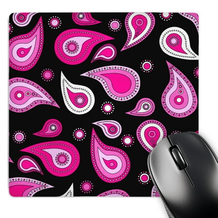 3dRose  Pink and Black Paisley Print  MousePad price history on PriceWatchPro