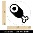 thumbnail image 2 of Leg of Lamb Beef Ham Meat Self-Inking Rubber Stamp Ink Stamper - Green Ink - Mini 1/2 Inch, 2 of 7