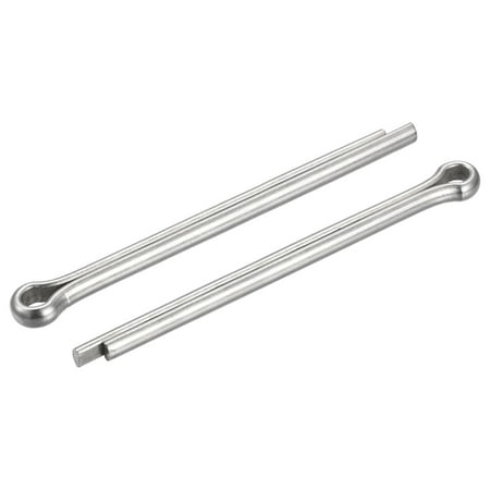 

Split Cotter Pins 8mm x 120mm 304 Stainless Steel Clip Fastener Fitting 8Pack