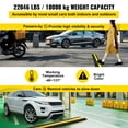 thumbnail image 4 of KFFKFF Set of 4 Single-Channel Rubber Cable Protection Ramps with a Robust 22046Lbs Weight Tolerance, Ideal for Driveway Hose and Cable Ramp Protection Cover, 4 of 9