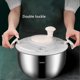 thumbnail image 2 of Exquisite 6L Salad Spinner Stainless Steel Large Vegetable Washer with PP Lid for Fruit Washer Pasta & Fries Spinner Salad Dryer, 2 of 5