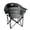 (M Size)Black-Gray, variant on ABORON Oversized Rocking Camping Chair for Adults, Portable Folding Outdoor Rocker with Ice Bag, Supports up to 400 lbs, Classic Black