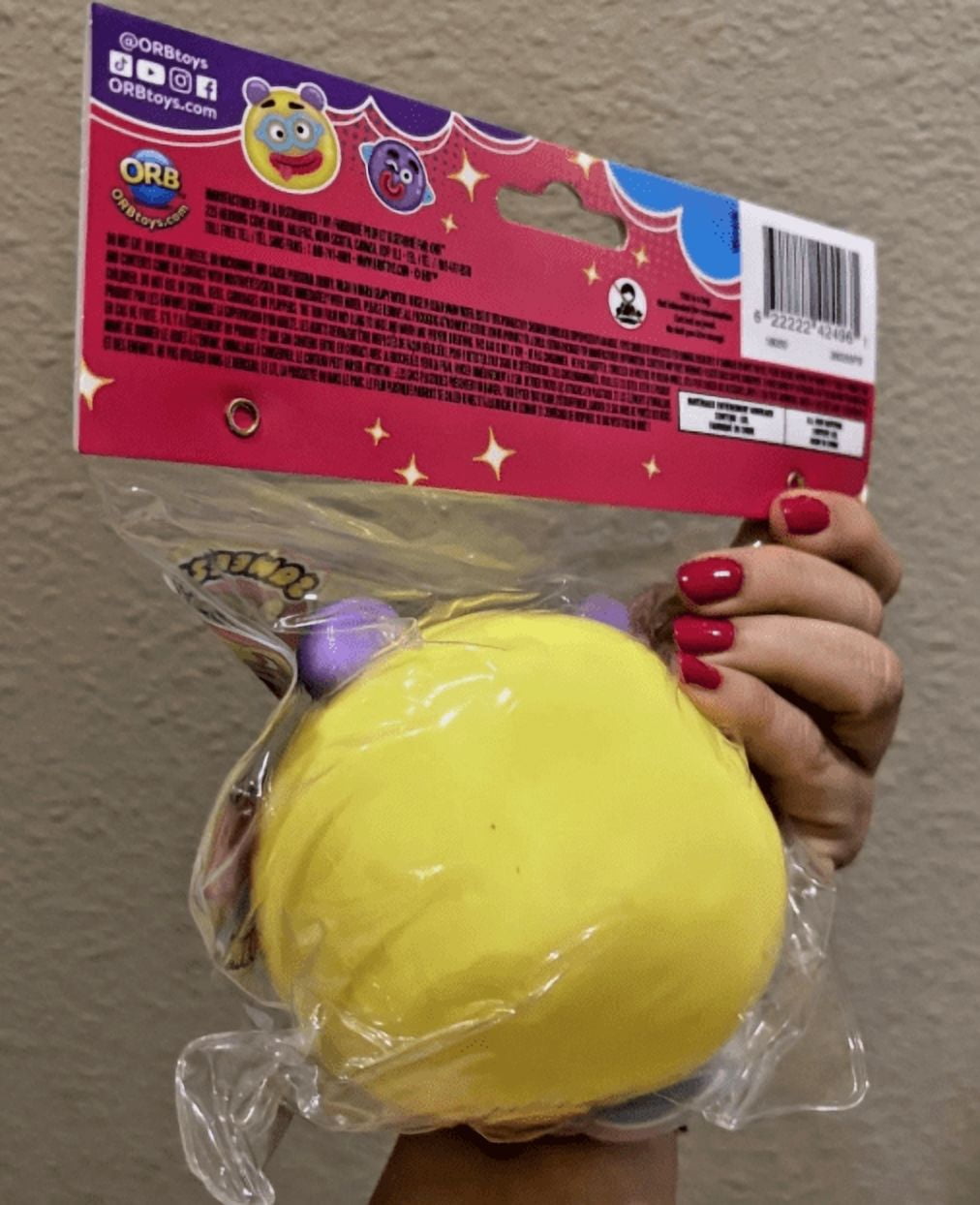 Smushers Squishy - Novelty Smush Face Squeeze Toys, Durable Material Party Favor for Birthdays & Get-Togethers（yellow）