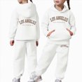 thumbnail image 2 of Gibobby Toddler Baby Girls Soft Clothes 12 24 Months 2T 3T 4T Long Sleeve Romper Jumpsuit Pants Outfit Set(3-4 Years,White), 2 of 7