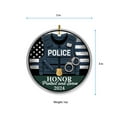 thumbnail image 5 of Year/Text/Name Christmas Ornaments Gift for Police Sergeant, First Christmas As A Police Officer Ornament 2025, Custom Gift Police Christmas Ornaments, 5 of 5