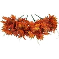 thumbnail image 2 of 4PCS Artificial Maple Leaf Shrubs Fake Fall Leaves Bundles Autumn Faux Plants Bushes for Indoor Outdoor Thanksgiving Halloween Home Fireplace Wedding Dining Table Fall Decor, 2 of 7