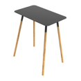 thumbnail image 1 of Mesa auxiliar para sofá, mesa auxiliar, mesa de sofá, mesa de centro moderna y sencilla, mesa de té pequeña para interior, mesita de noche, apartamento, dormitorio y exterior Negro, 1 of 9