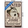 thumbnail image 3 of One Piece - Jinbe Wanted Poster Wall Poster with Push Pins, 14.725" x 22.375", 3 of 4