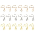 thumbnail image 1 of 30pcs Zinc Alloy Dolphin Shaped Clasps Buckles Keychain Making Supplies, 1 of 8