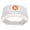 White, variant on Hexagon Bumble Bee Embroidered Pro Style Cotton Twill Washed Visor - White OSFM