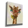 thumbnail image 2 of Epic Graffiti 'Giraffe and Flower Glasses 3' by Fab Funky, Canvas Wall Art, 26"x30", 2 of 3