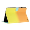 thumbnail image 4 of for Amazon Kindle Fire 7 12th Gen 2022, Gradient Color PU Leather Folio Stand Magnetic Wallet with Card Pockets [Auto Wake/Sleep] Soft TPU Shockproof Cover, Orange+Yellow, 4 of 9