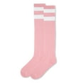thumbnail image 3 of MeMoi Women's Ribbed Rugby Athletic Stripe Knee High Socks - Mens - Male, 3 of 8