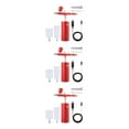 thumbnail image 3 of maskred Kit de Compresseur d'Air Léger pour Aérographe Peinture par Pulvérisation Précise Portable Rouge 1.49x5.1x5.7 Pouces 3ensemble, 3 of 6
