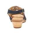 thumbnail image 6 of Ros Hommerson Katia Women's Wedge Strap Sandal In Navy, 6 of 7