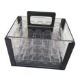thumbnail image 1 of Contenedor de almacenamiento de chips, acrílico, portátil, transparente, para el hogar, bar, multiusos, con capacidad para 600 unidades, vitrina, con 6 cajas de 40 mm, 1 of 8
