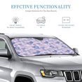 thumbnail image 2 of Bingfone Winter With Snowflakes Car Windshield Sunshade,Sun Foldable Sun Shield Sun Visor for Car - Small, 2 of 8