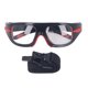 thumbnail image 1 of Lunettes de sport de basket-ball noires en polycarbonate anti-collision, monture myope légère avec cordon et étui à lunettes, lunettes de football, 1 of 4