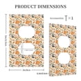 thumbnail image 3 of KLL Autumn With Hedgehog Pattern Electrical Outlet Covers, 3" x 5" 1 Pack Electric Receptacle Plug Covers for Decorator Receptacle Outlet & Switch-Style S, 3 of 6