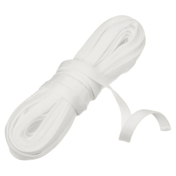 Uxcell 10 Yards Corset Boning Casing, 3/8"(10mm) Nylon Plush Boning for Sewing, Bra Cover Casing Elastic Band Tape for Lingerie Wedding Bridal Gown Dress, Beige