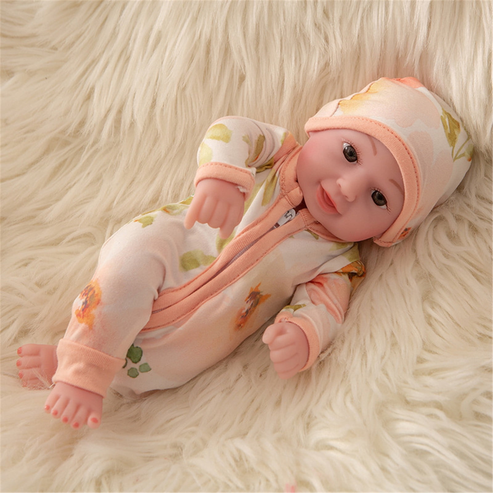 Details about   20-22inch Easy Wearing Lovely Funny Gift Simulation Baby Reborn Doll Clothes Set 