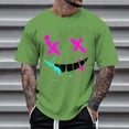 thumbnail image 3 of T Shirts for Men 2026 Summer Casual Short Sleeve Crewneck Ghost Face Graphic Tees Streetwear, 3 of 5