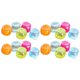 thumbnail image 1 of 20Pcs Cute Star Sqaure Fruit Shape Reusable Plastic Ice Cubes for Drinks Whiskey Multicolor Refreezable Fadeless Cooling Artificial Ice Ball Maker, 1 of 4