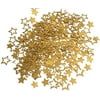 GOLD STAR CONFETTI TABLE DECORATIONS - 1.7 Oz Golden Star Metallic Foil Sequin Confetti for Party | Wedding Decorations | Twinkle Twinkle Little Star Decorations | Birthday Party | Arts and Crafting