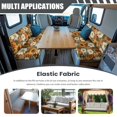 thumbnail image 3 of Uorisanigo RV Dinette Cushion Covers Booth Set Replacement Sunflower Daisy Couch Cushion Slipcovers Camper Seat Cover 2 Piece Washable RV Bench Seat Covers for Dinette, 3 of 7