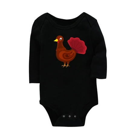 

MANHUJI 9 Month Baby Girl Clothes Infant Fall Boy and Girl Long Sleeve Letter Print Romper Comfortable Home Wear Jumpsuit Thanksgiving Baby Bodysuit Neutral Baby Clothes Baby Bodysuit (Black 3M)
